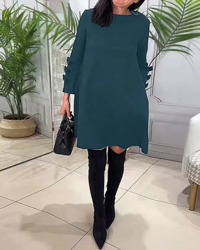 Marbella Bow Sleeved Dress