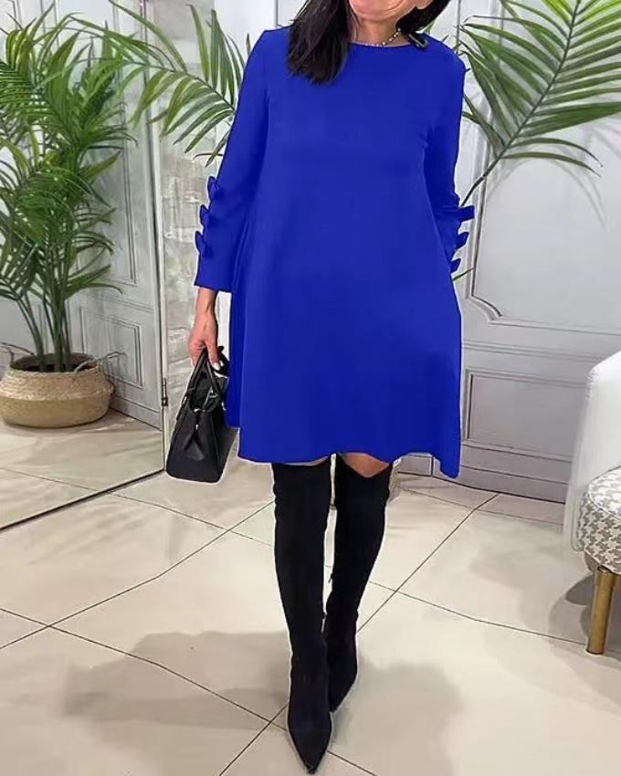 Marbella Bow Sleeved Dress