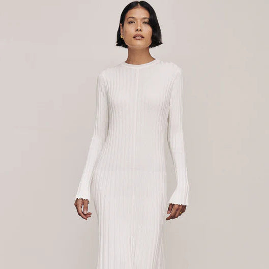 Marbella Ribbed Knit Maxi Dress
