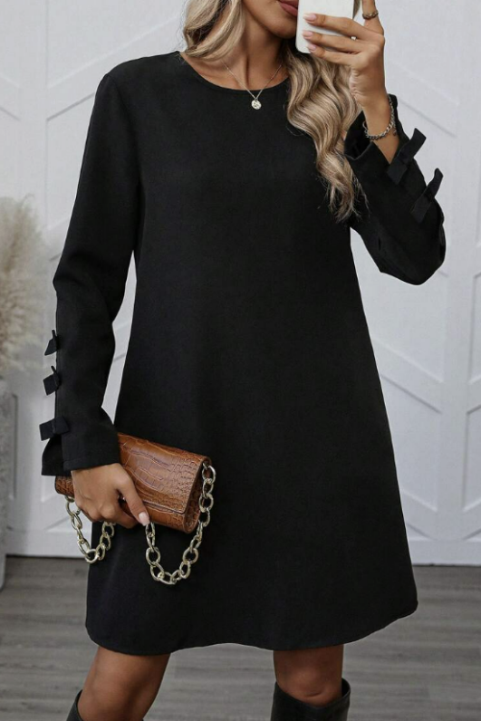 Marbella Bow Sleeved Dress