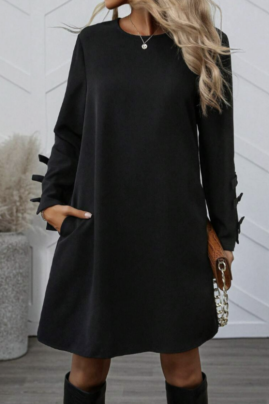 Marbella Bow Sleeved Dress