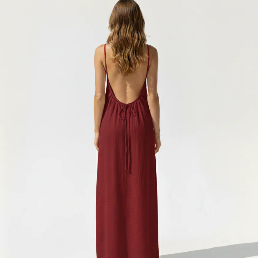 Marbella Backless Slip Dress