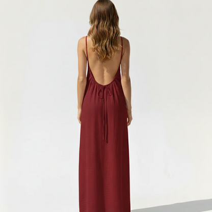 Marbella Backless Slip Dress